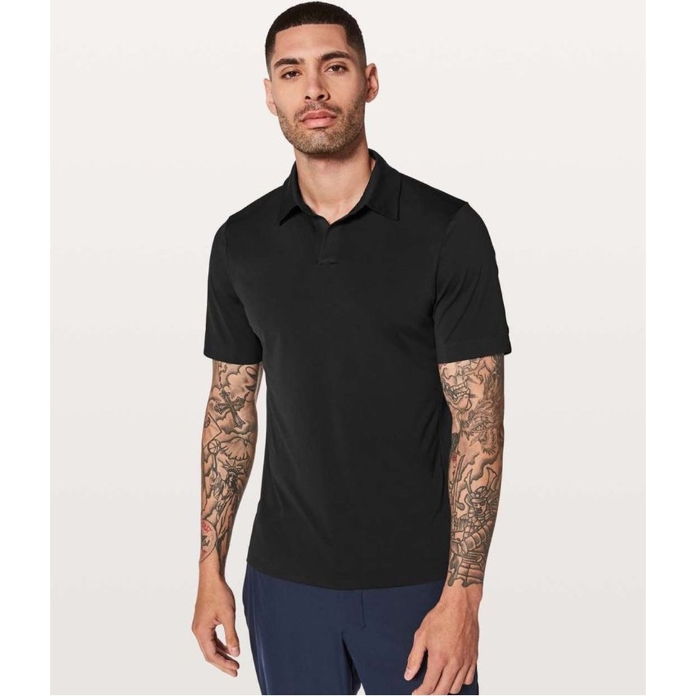 ★ Lululemon Men’s Capacity Polo Shirt - Black ★